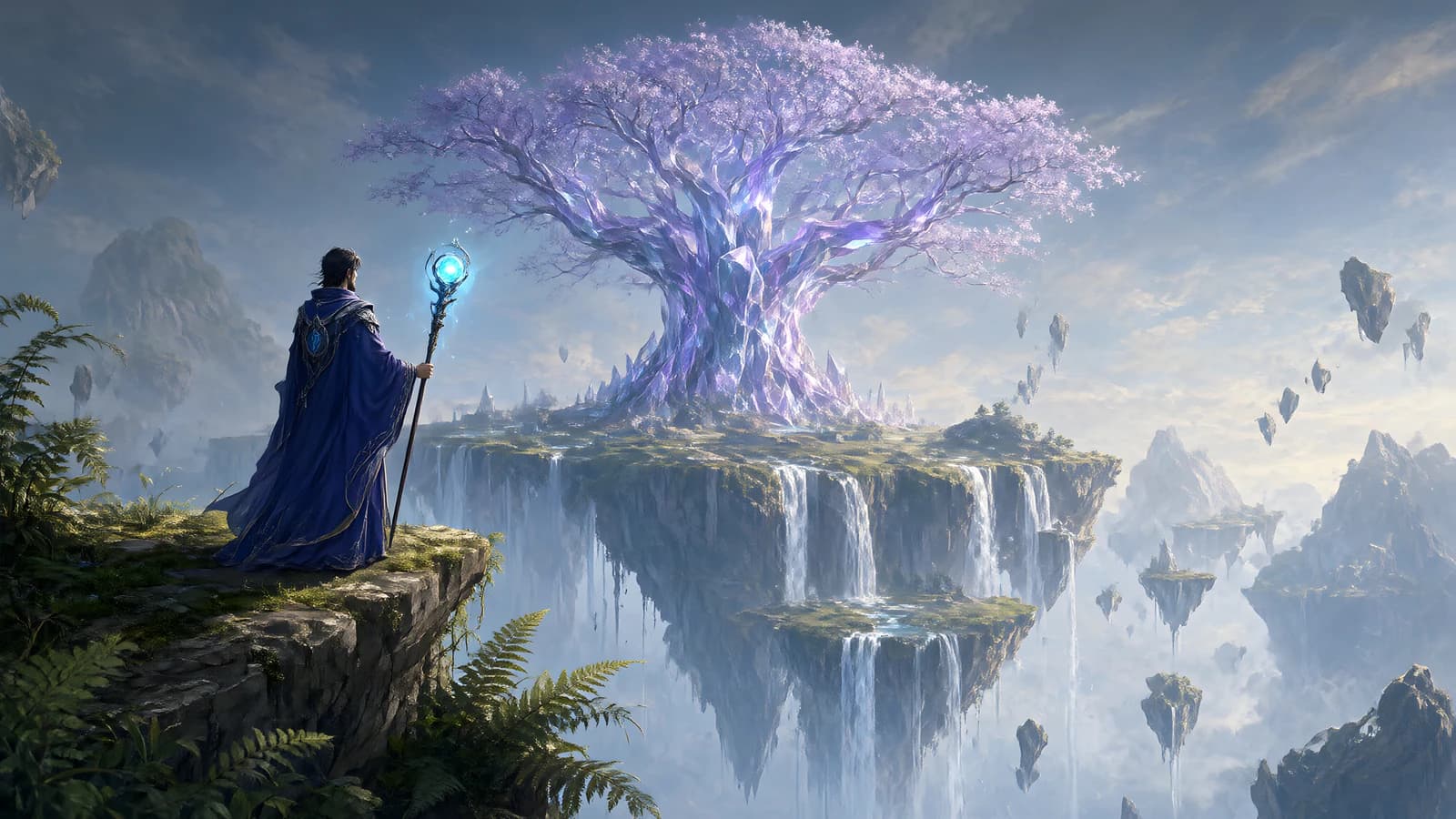 Wizard on a Floating Island