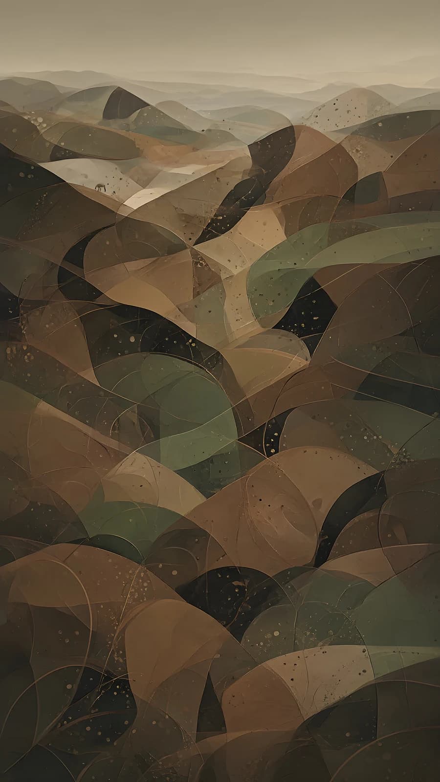Abstract Layered Landscape