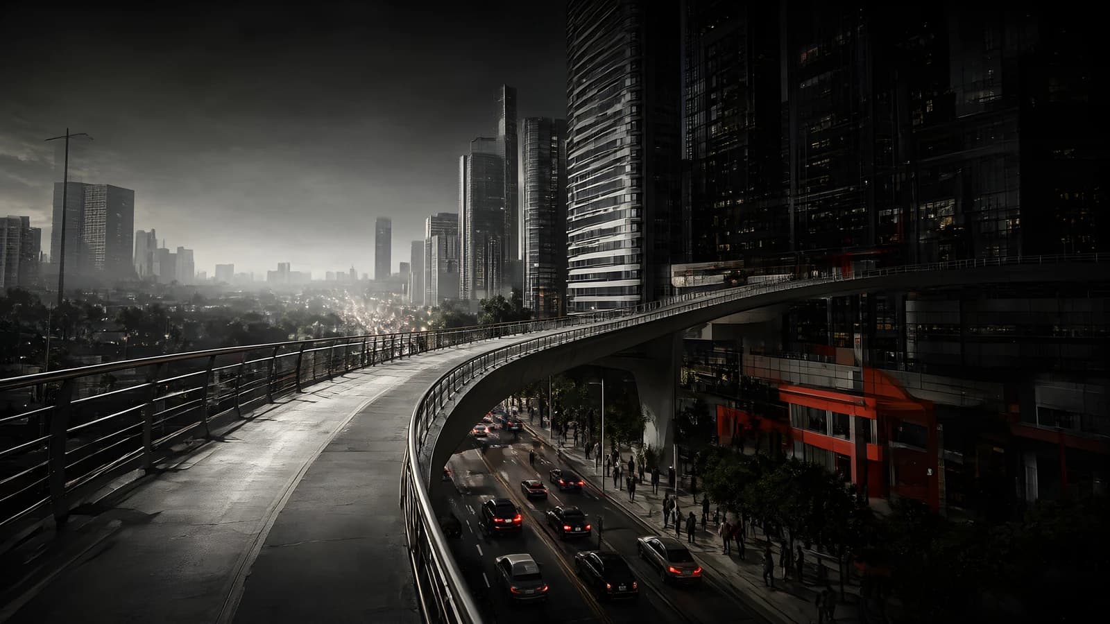 City Skyway at Dusk