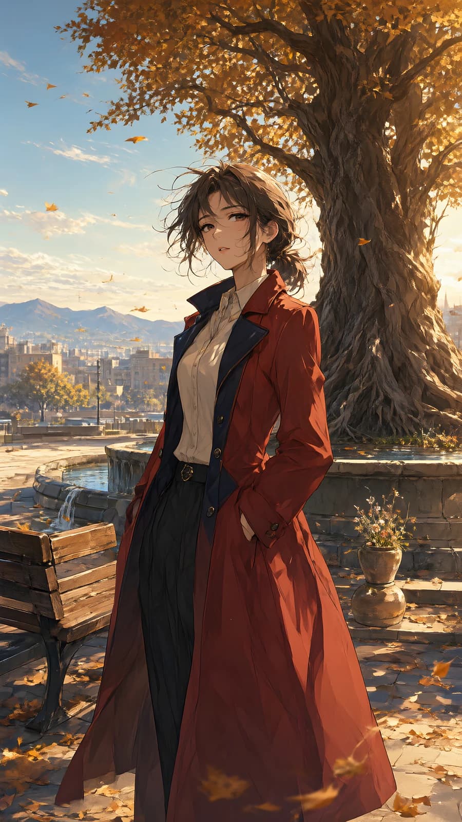 Autumn Park Portrait
