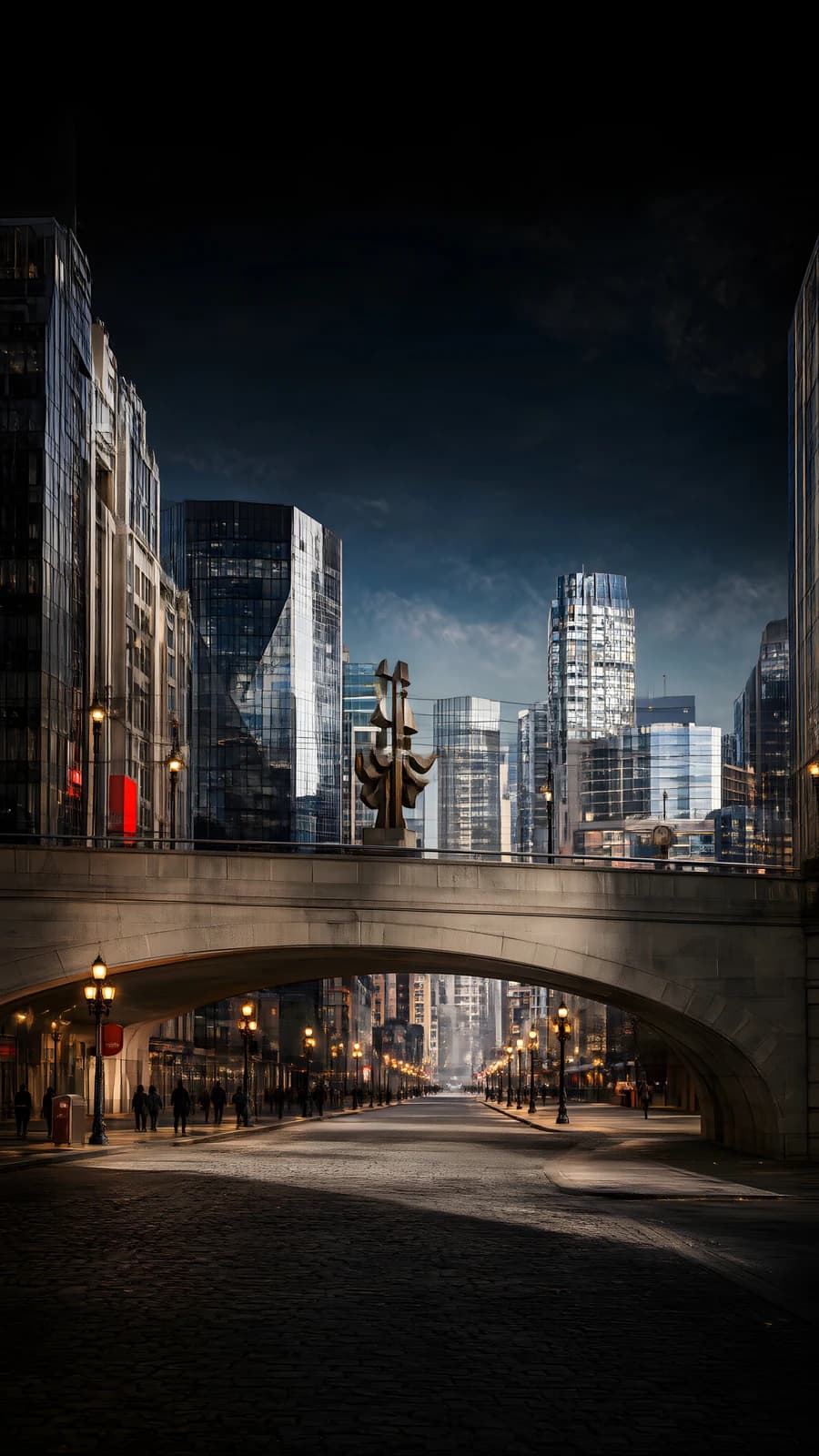 City Bridge at Dusk