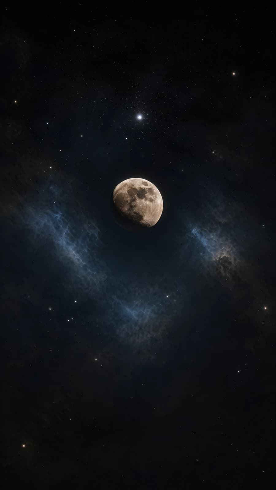 Lunar Phase in Deep Space