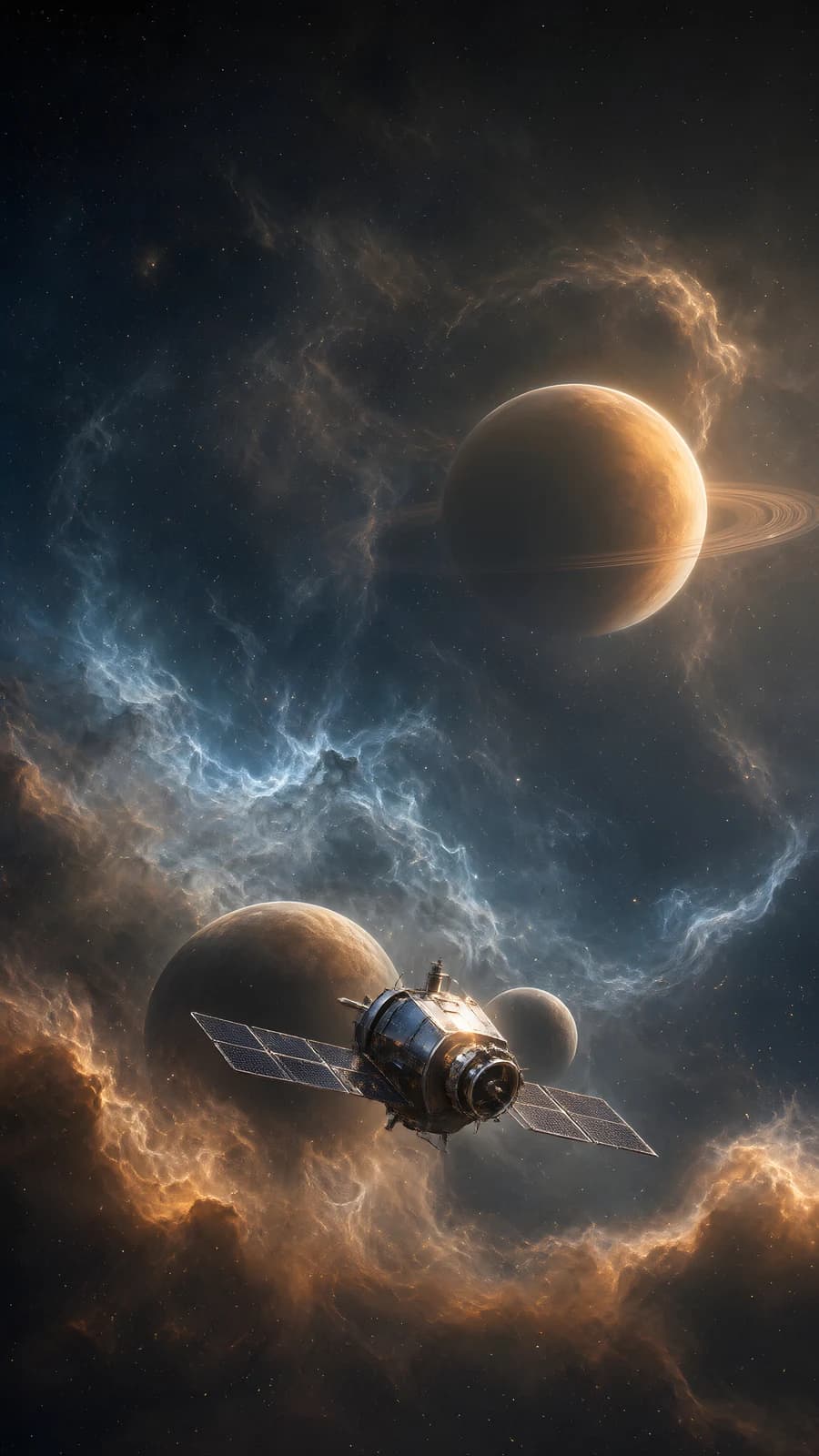 Spacecraft in Nebula