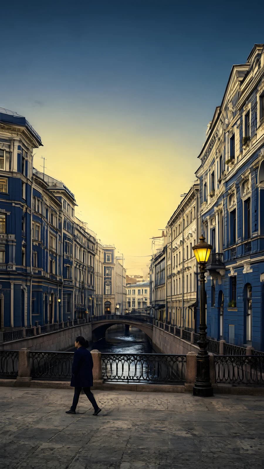 City Canal at Dusk