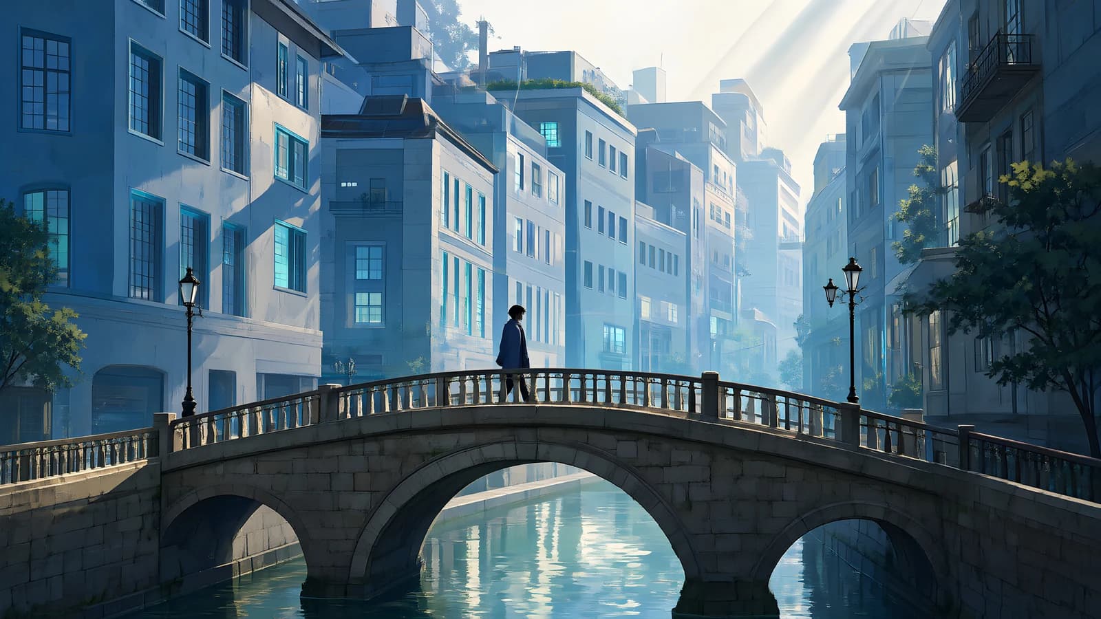 City Bridge at Dawn