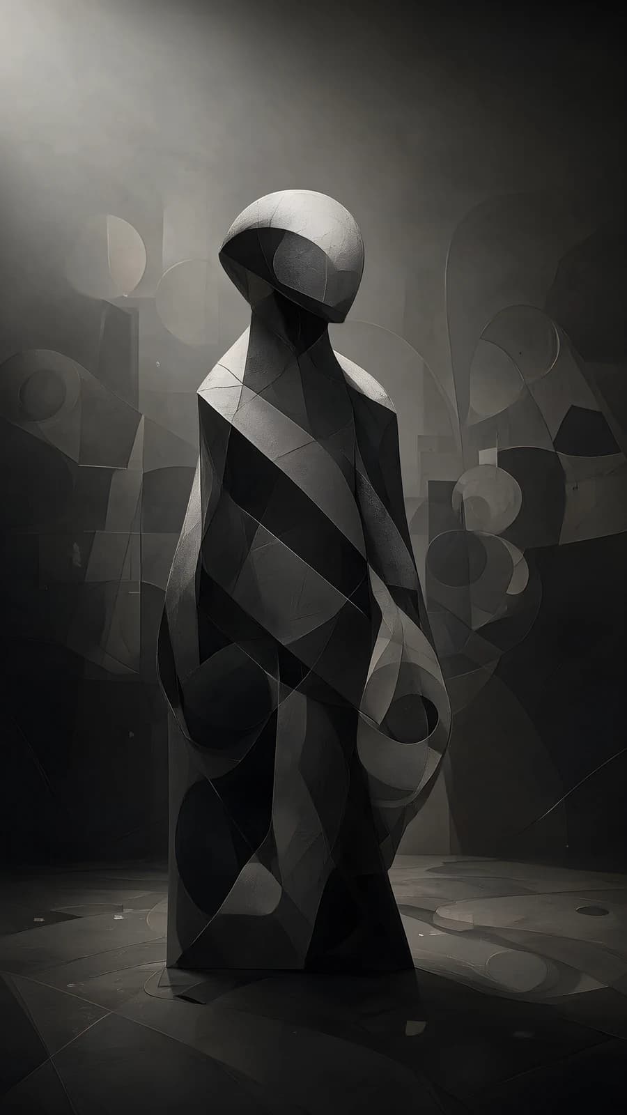 Monochrome Geometric Figure