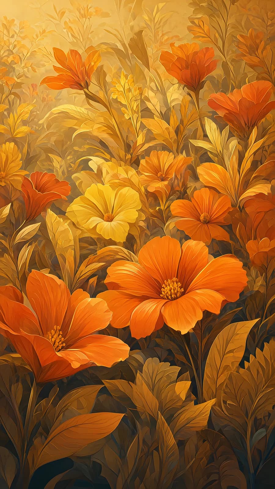 Golden Hour Wildflowers
