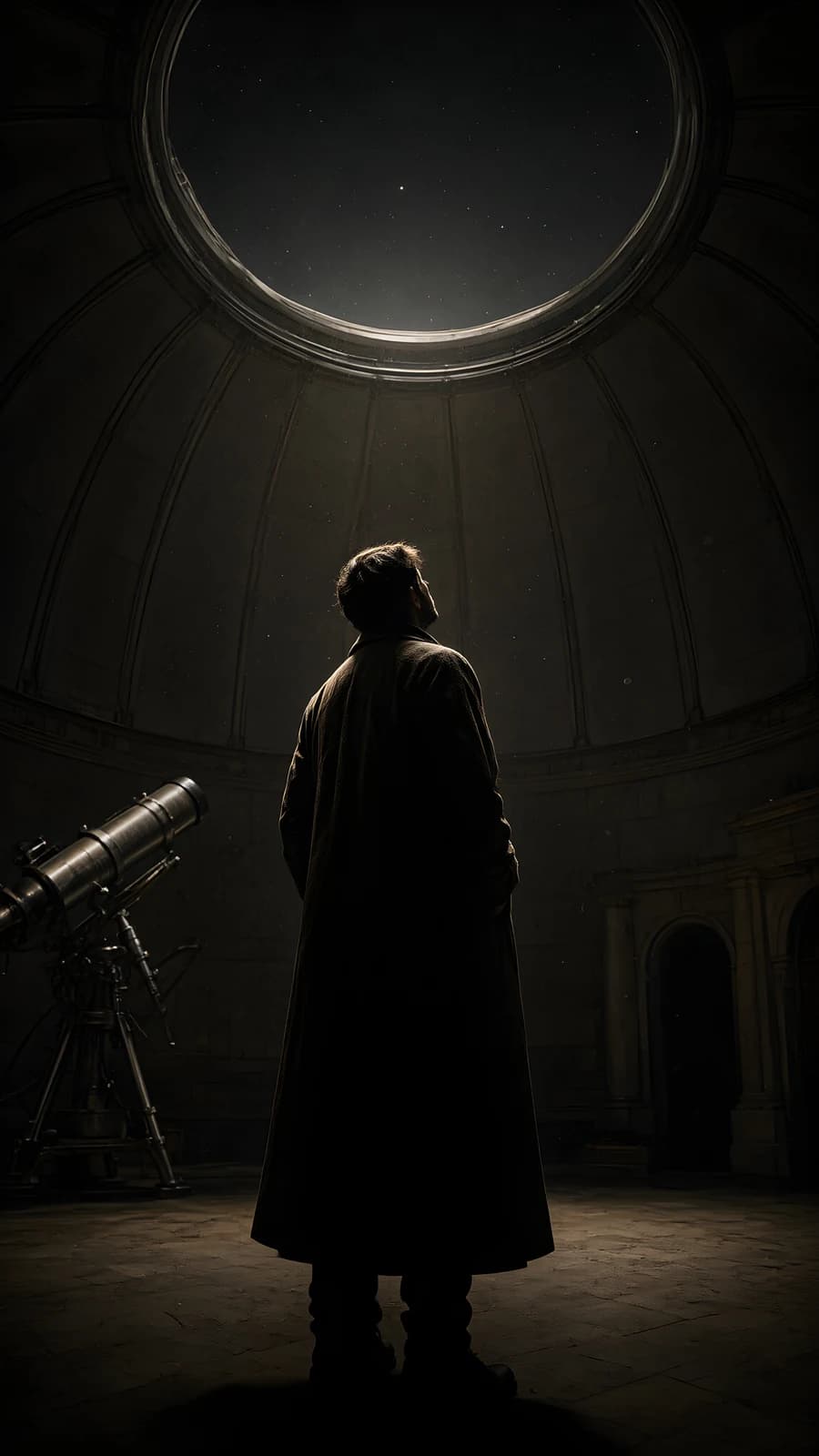 Silhouette in the Dome