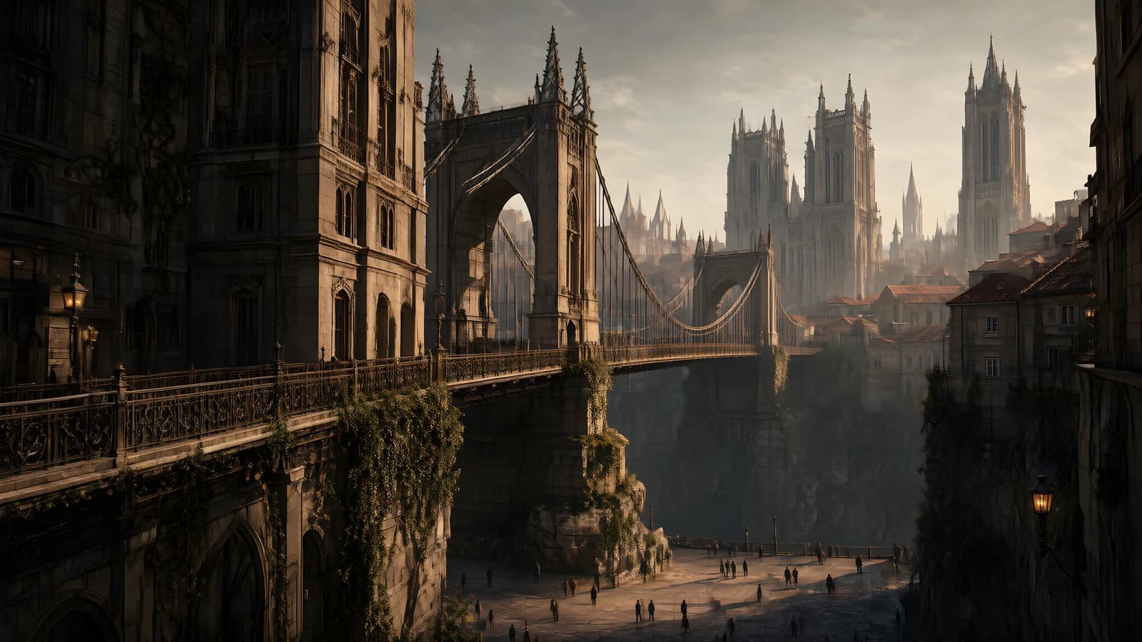 Gothic City Bridge