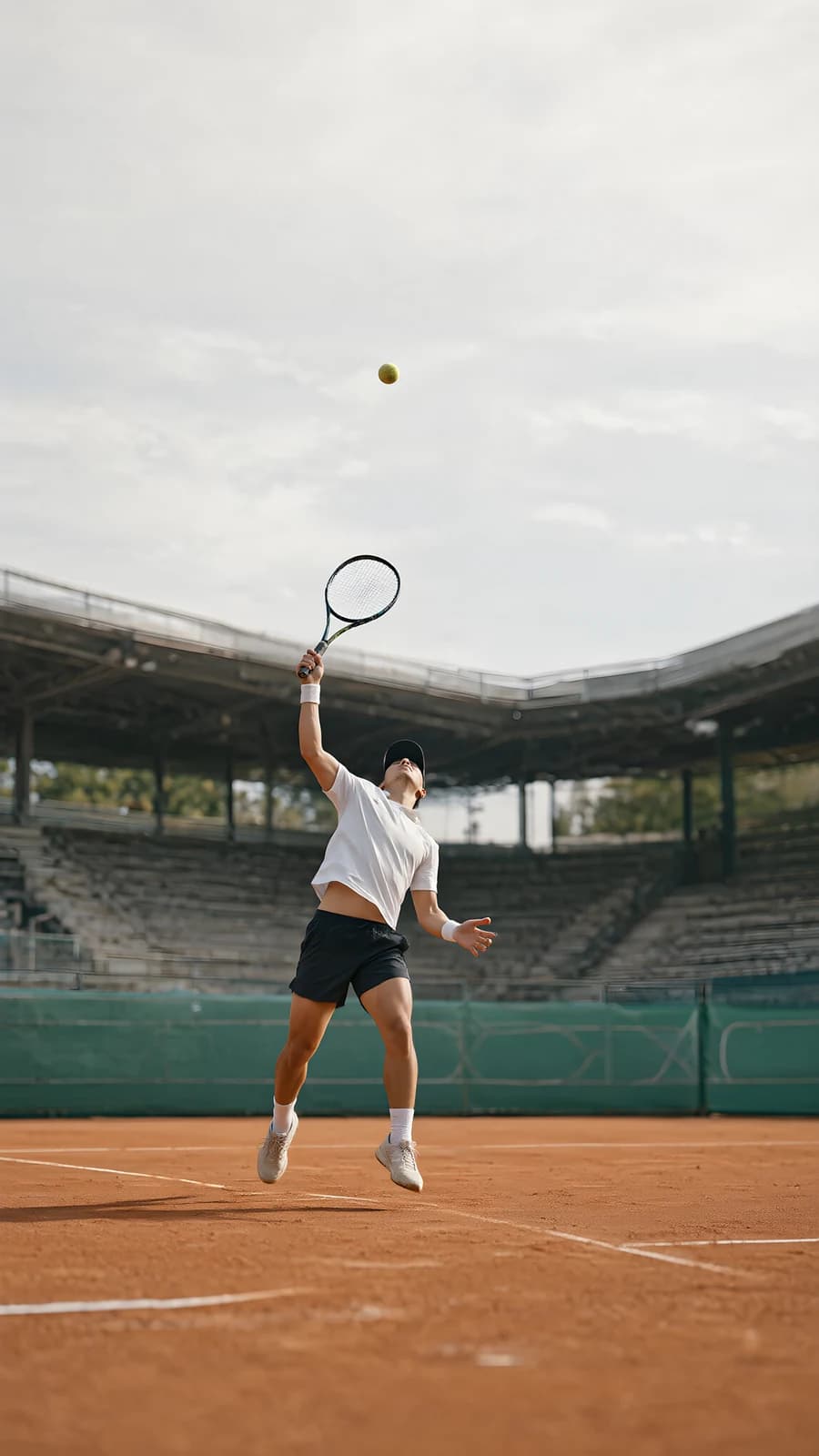 Tennis Serve on Clay