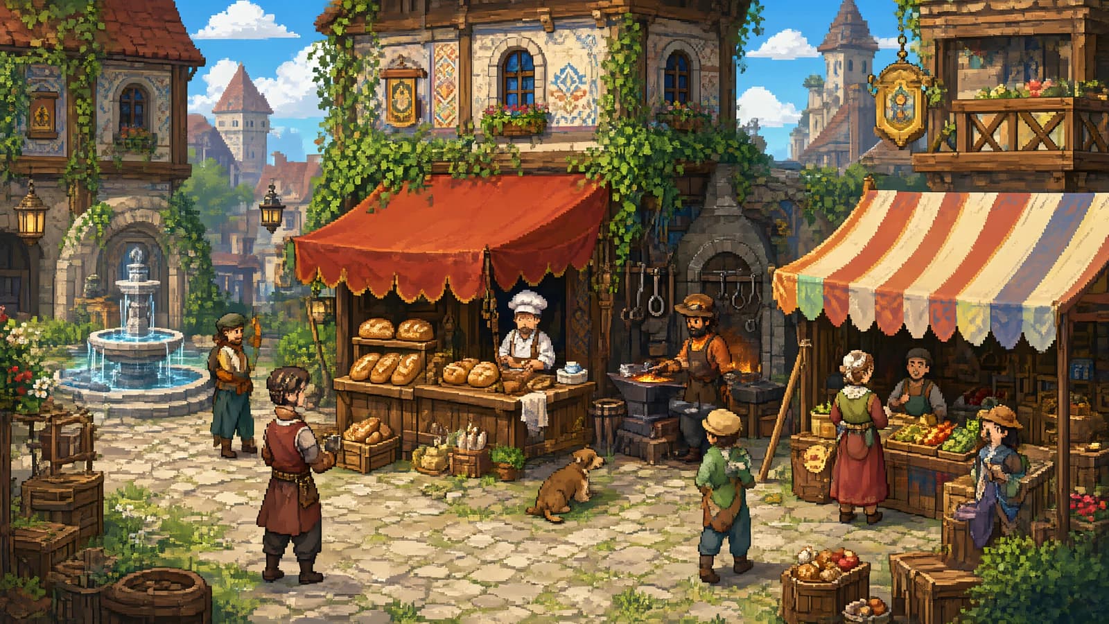 Medieval Market Square