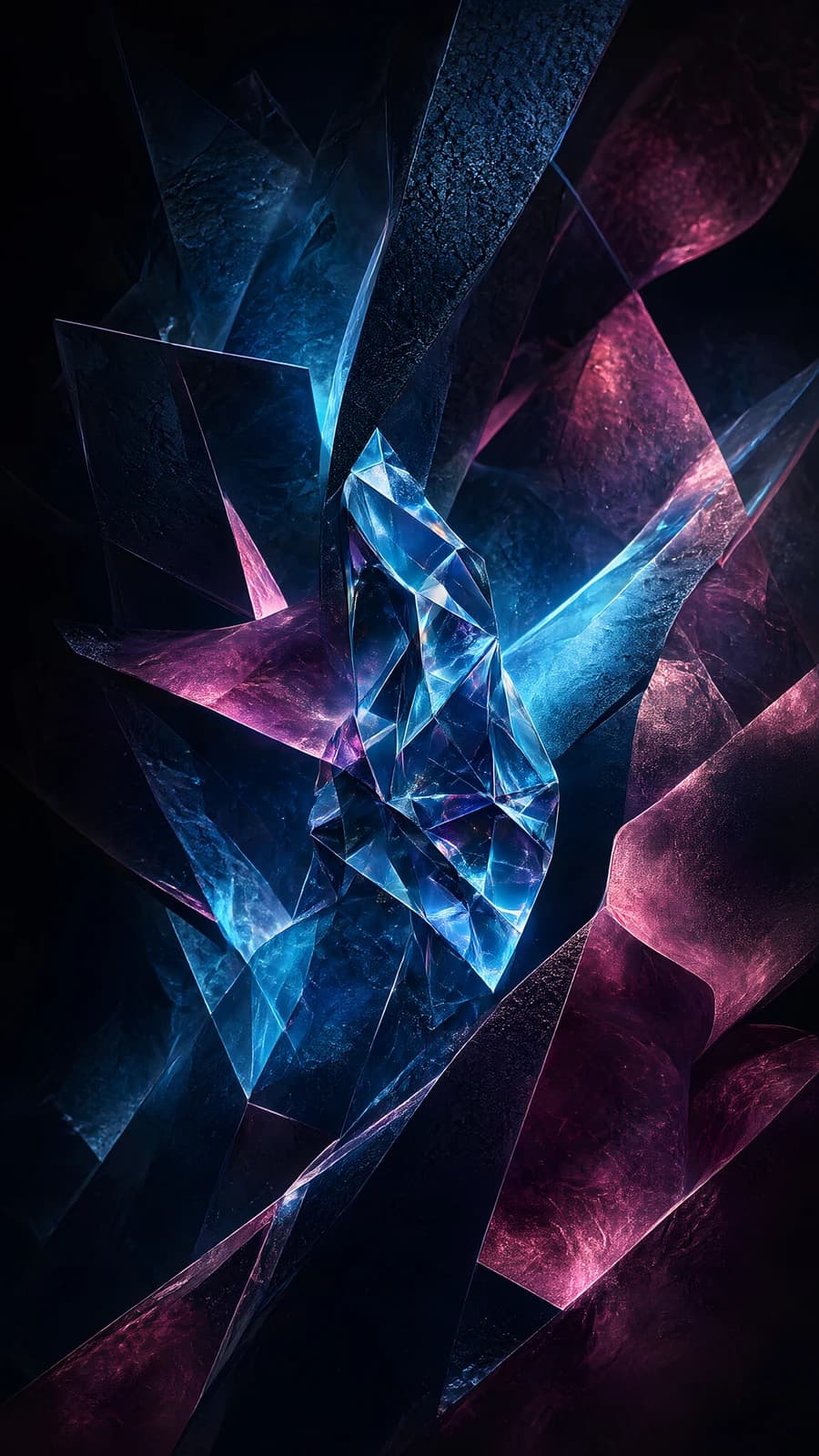 Abstract Crystal Cluster