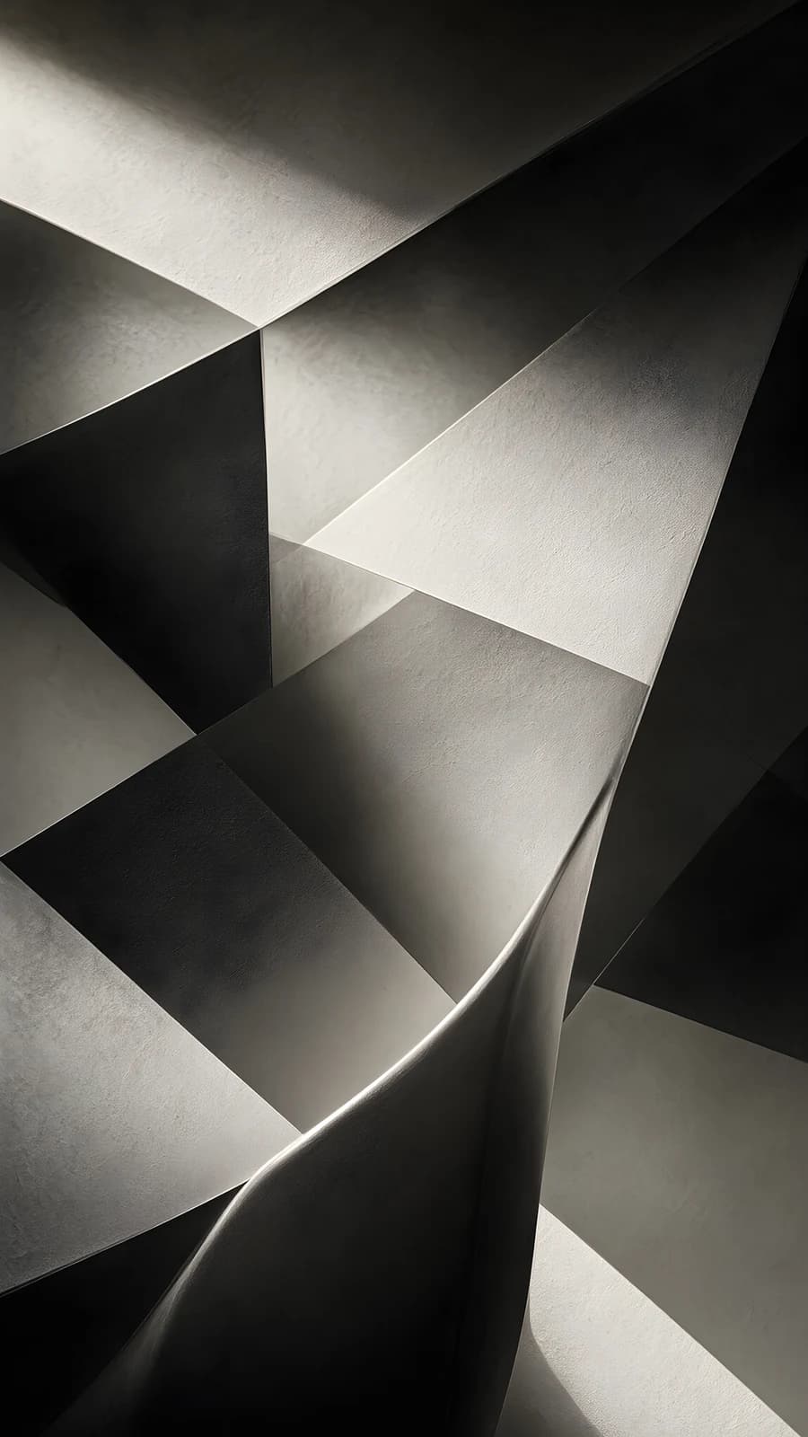 Monochrome Geometric Abstraction