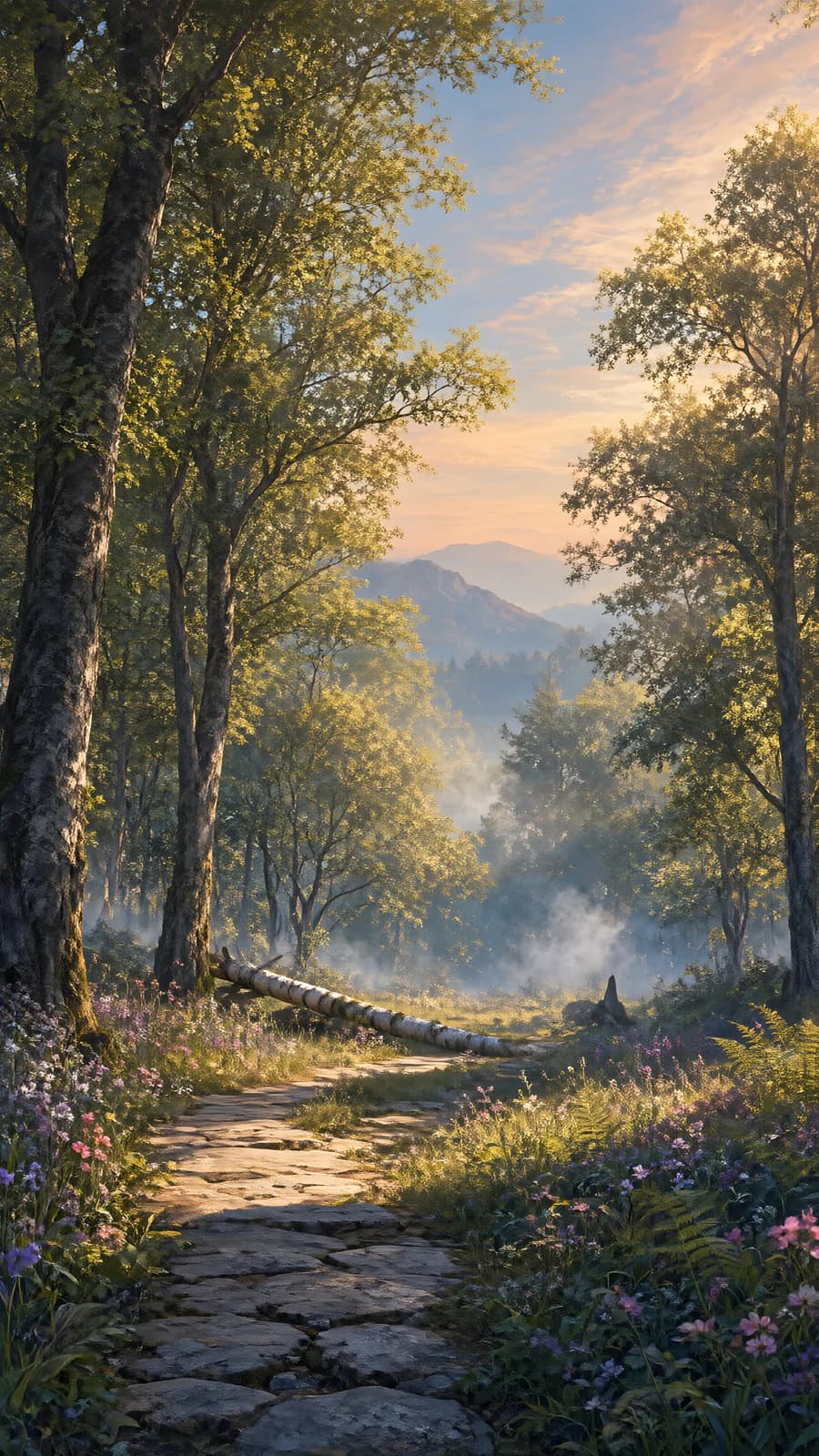 Forest Path at Dawn