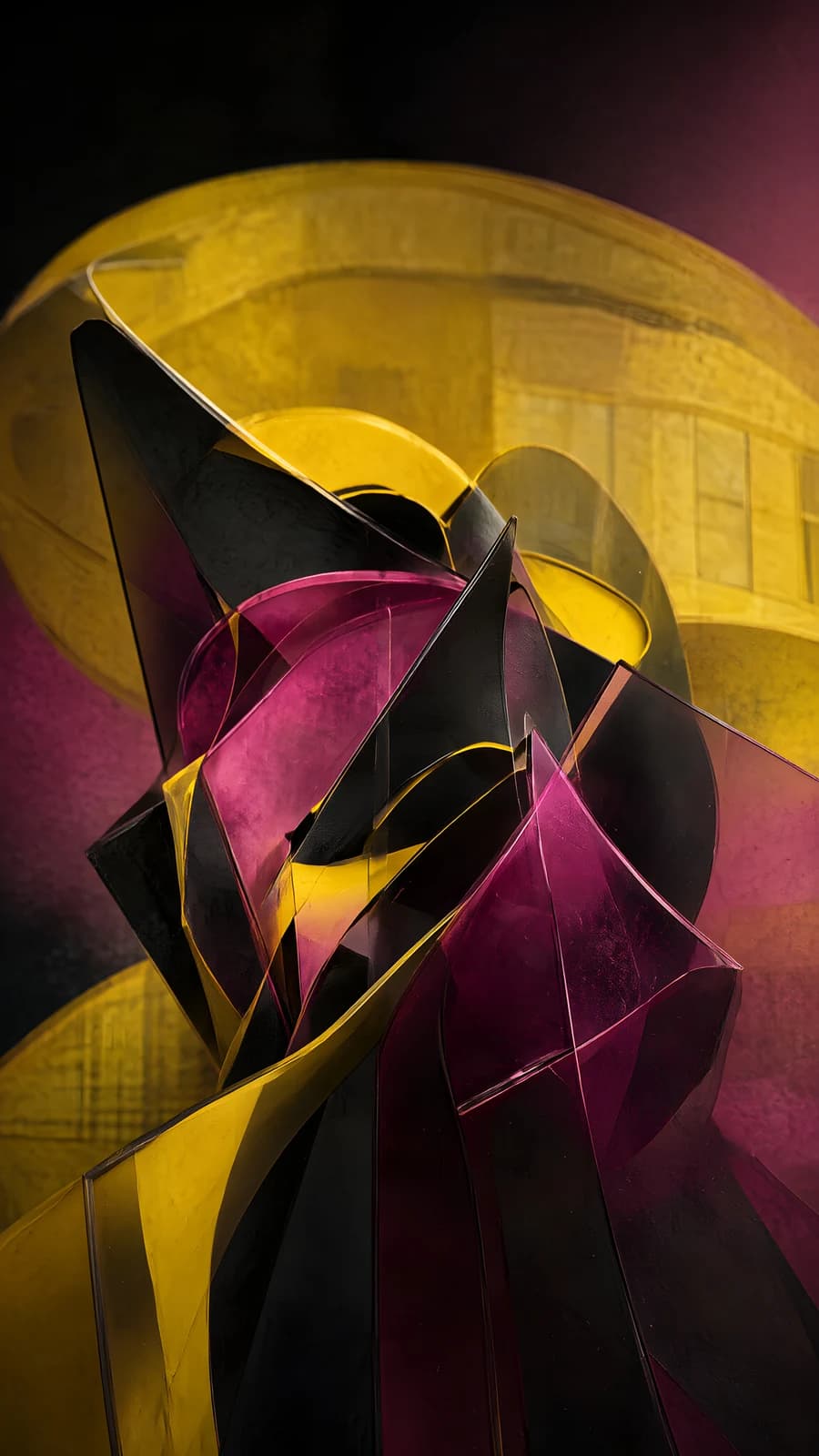 Abstract Geometric Sculpture