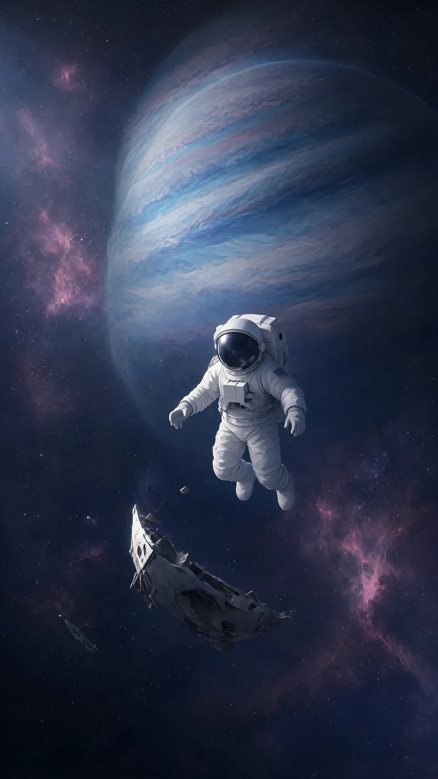Astronaut in Deep Space