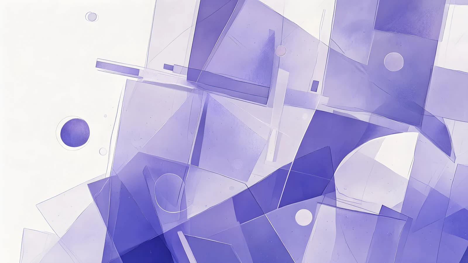 Abstract Purple Geometric Composition