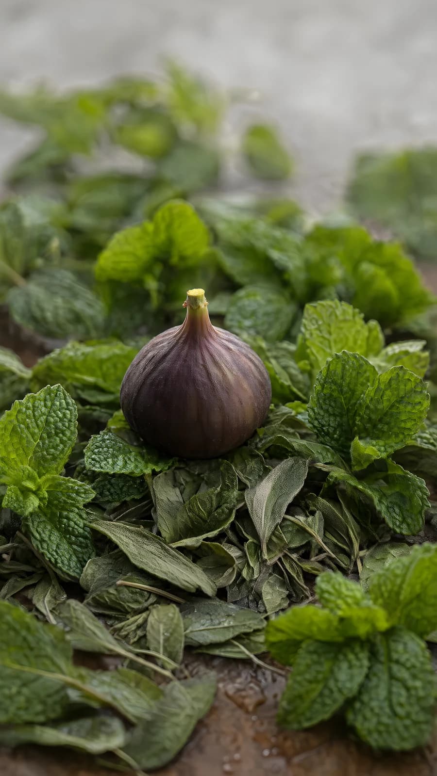 Fig on Herbs