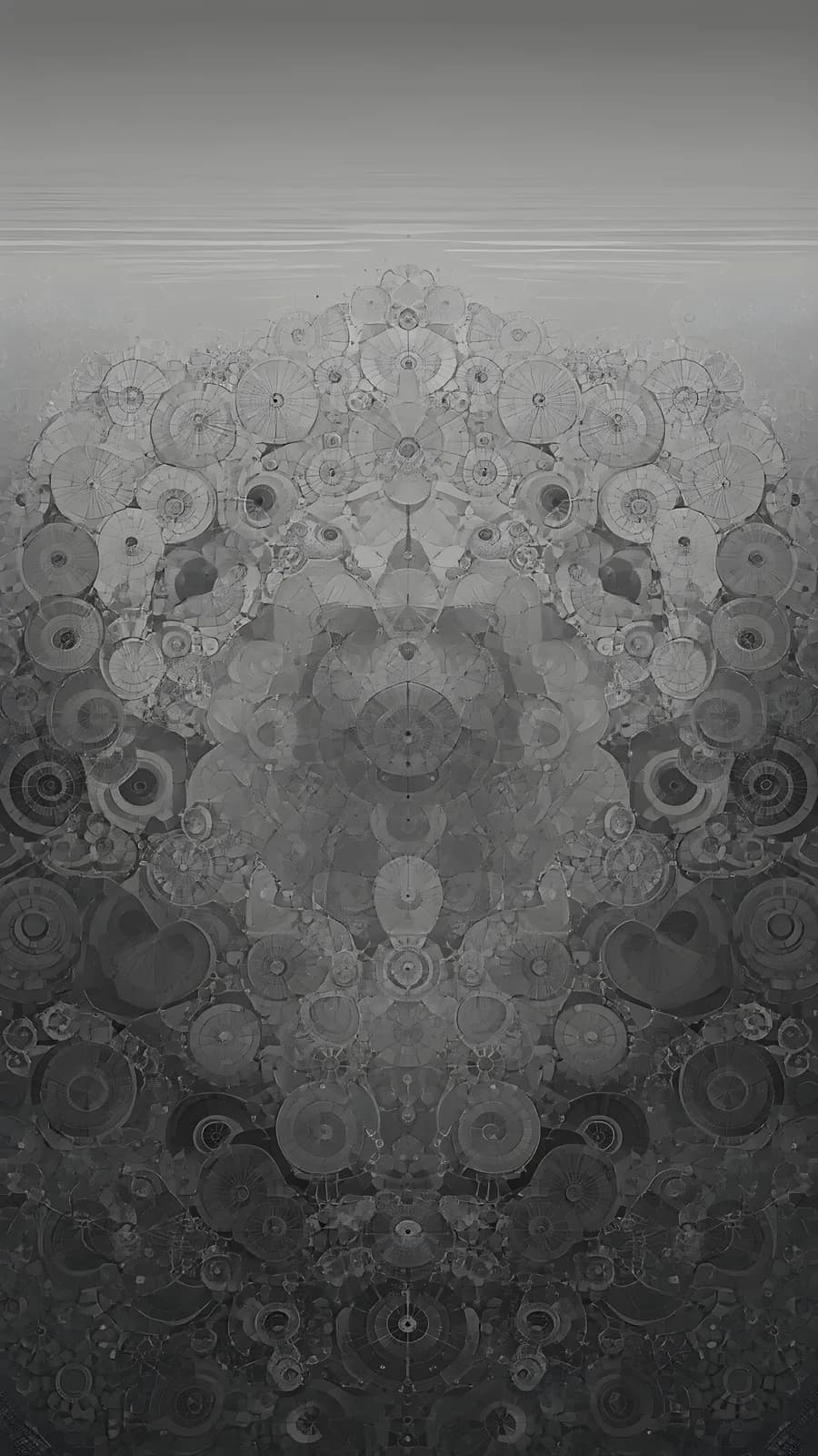 Monochrome Geometric Mandala