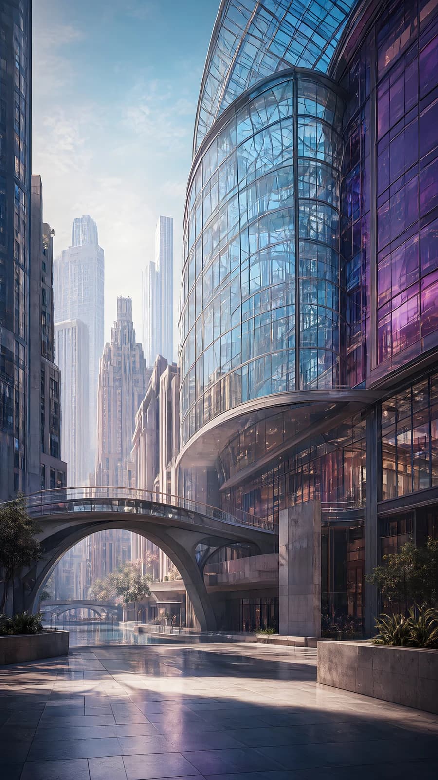 Modern Glass City