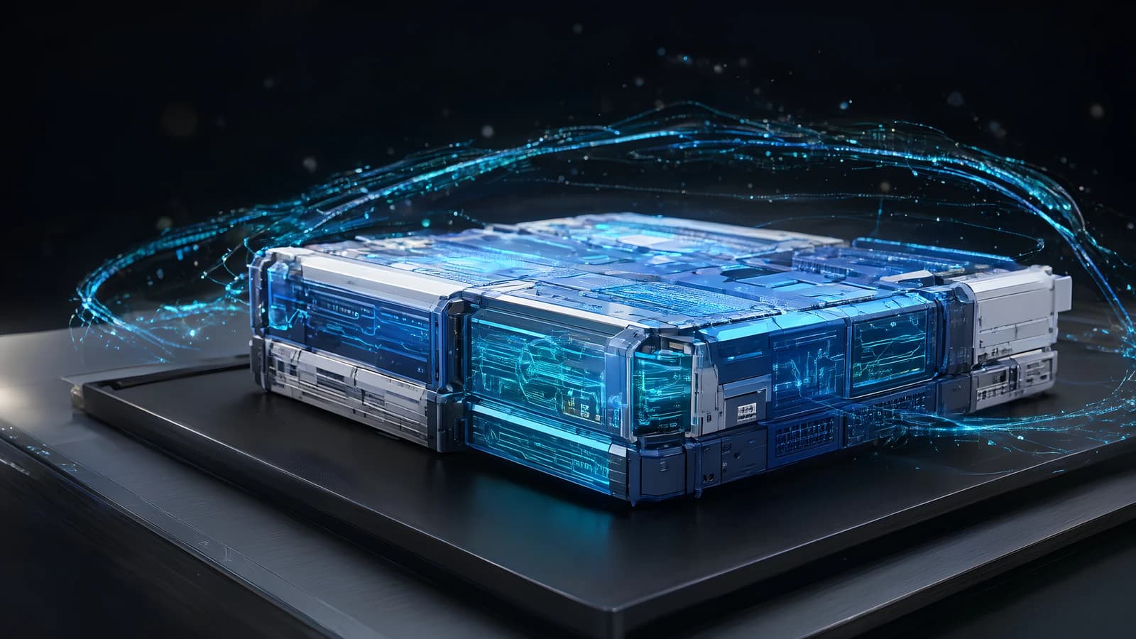 Glowing Tech Module