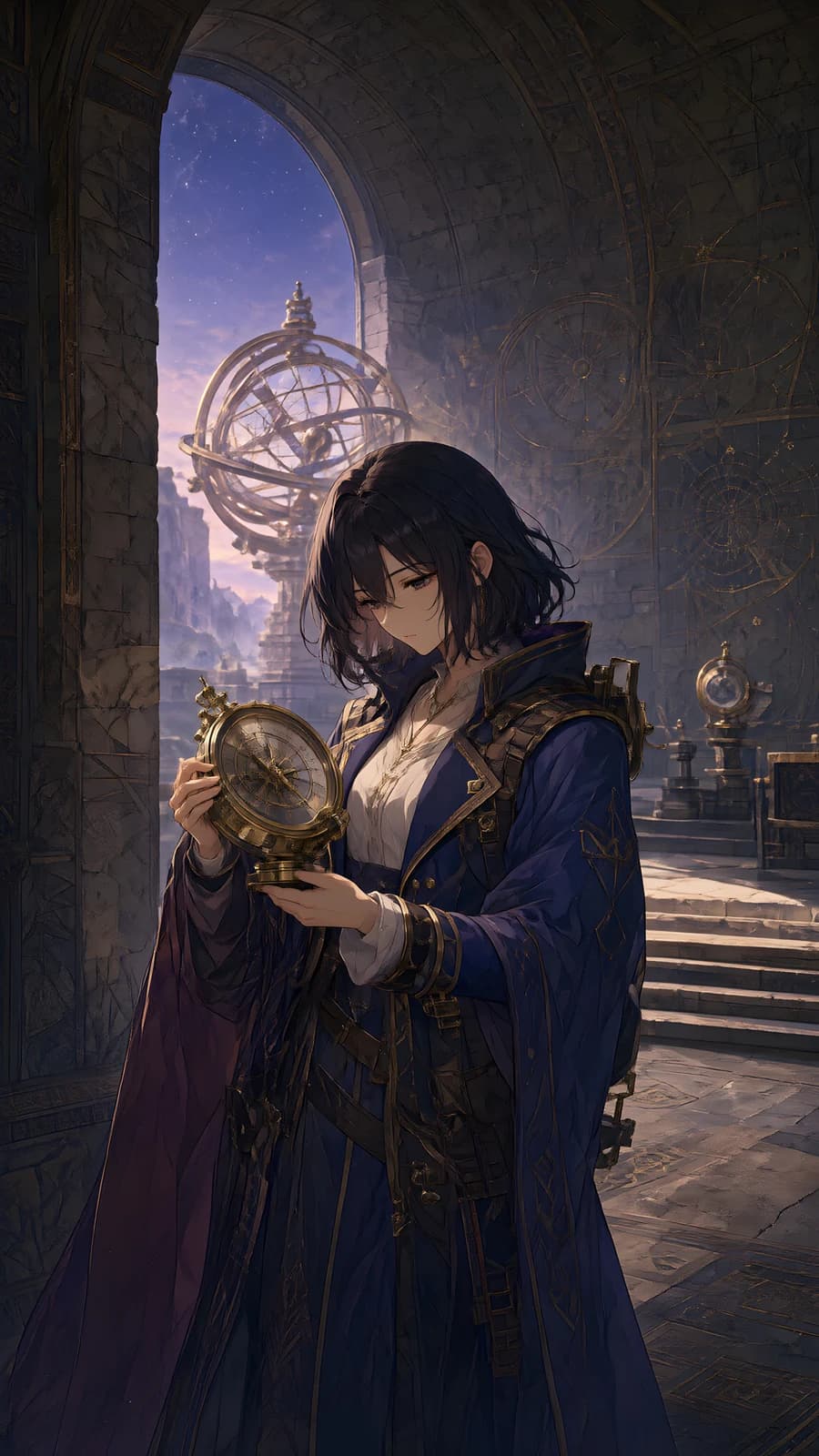 Scholar with Astrolabe