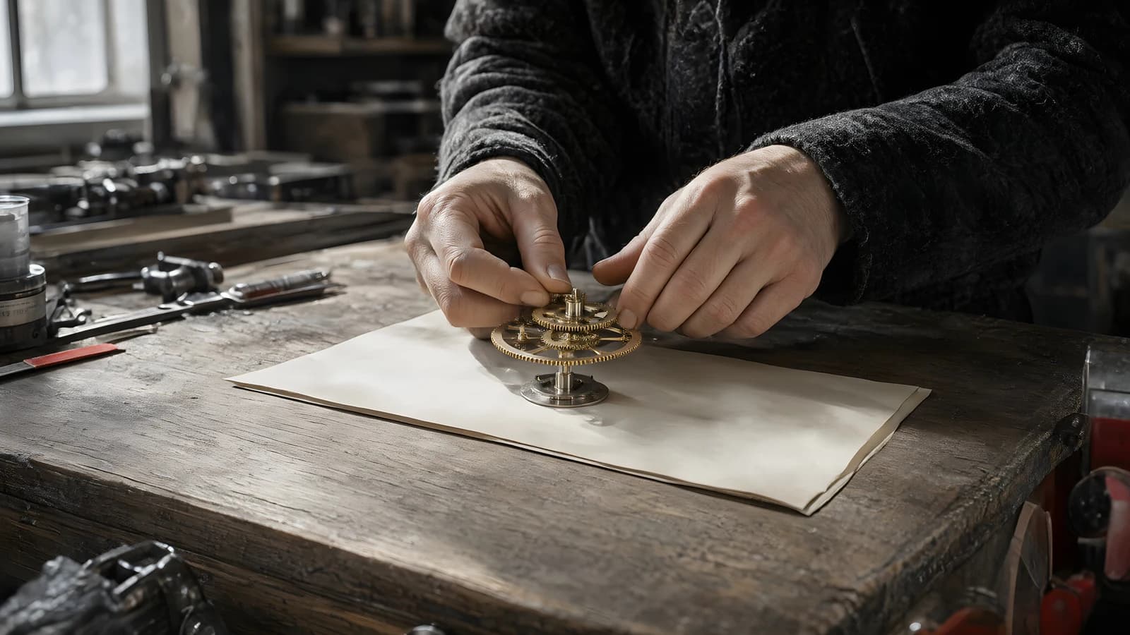 Assembling a Gear Mechanism
