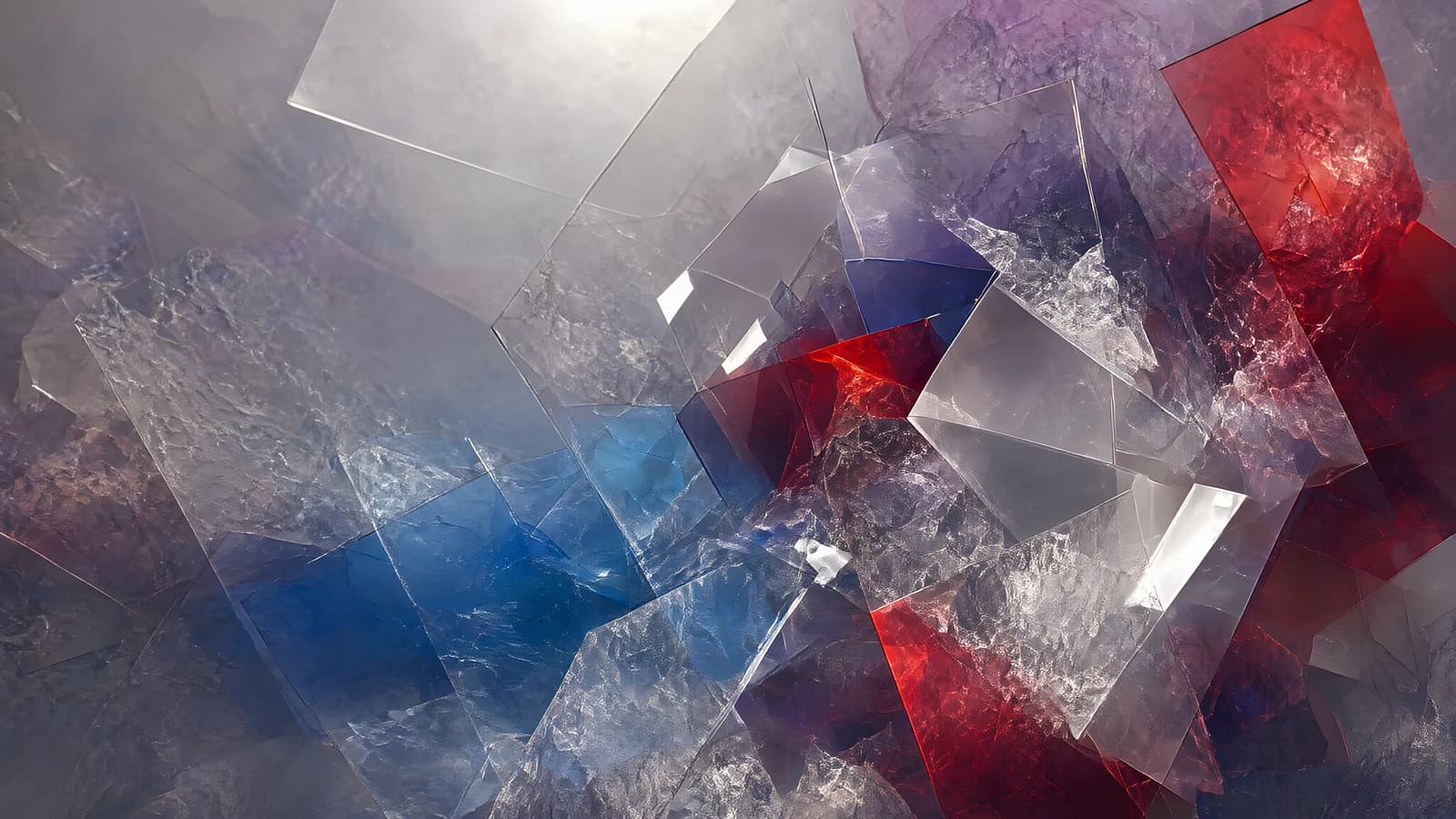Abstract Shattered Glass