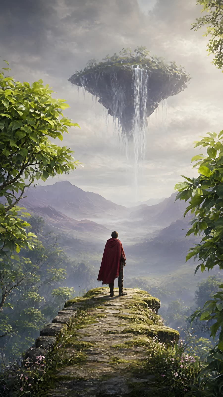 Figure on a Cliff
