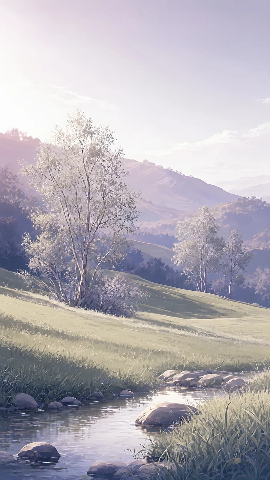 Misty River Valley