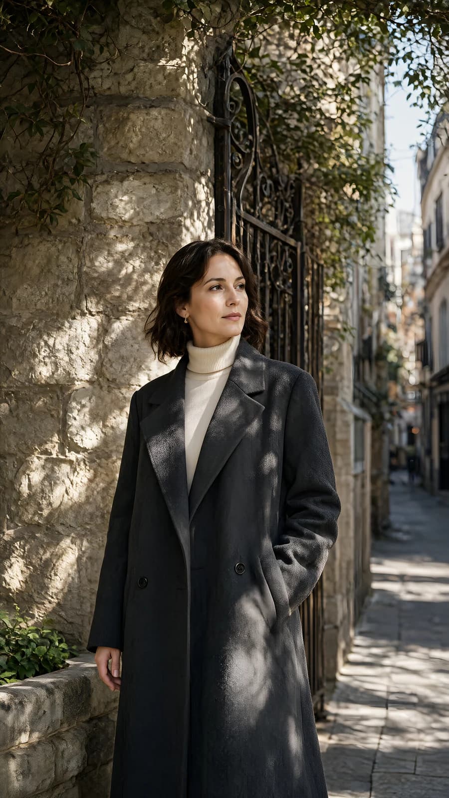 Woman in a Coat