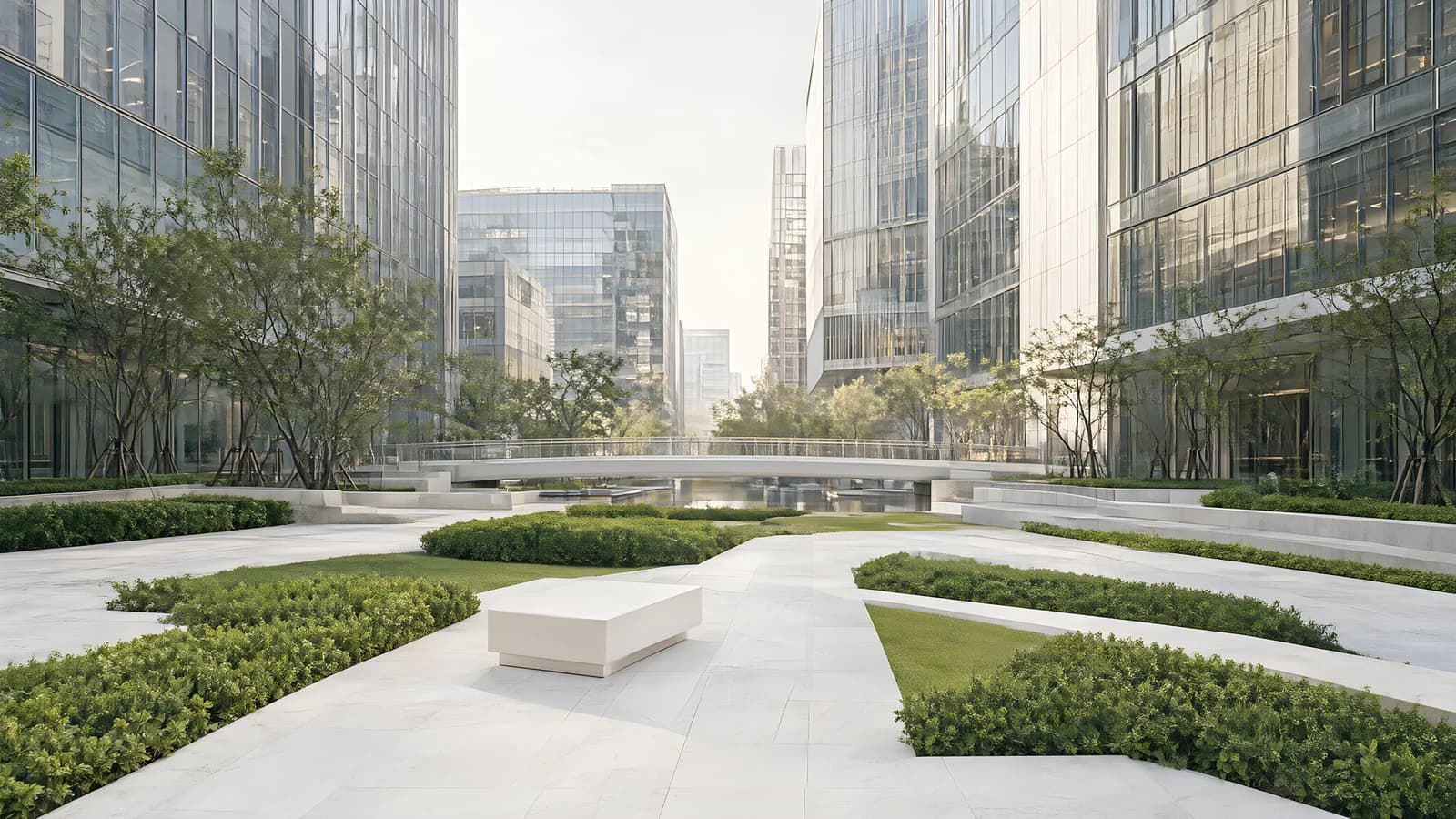 Modern Urban Plaza