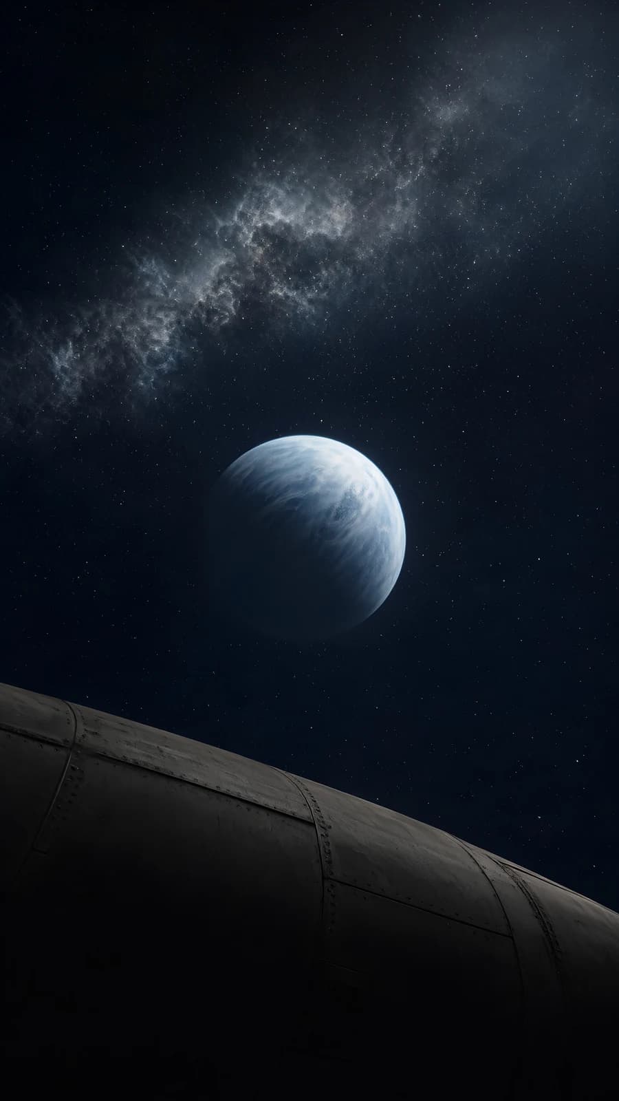 Planet Above a Structure