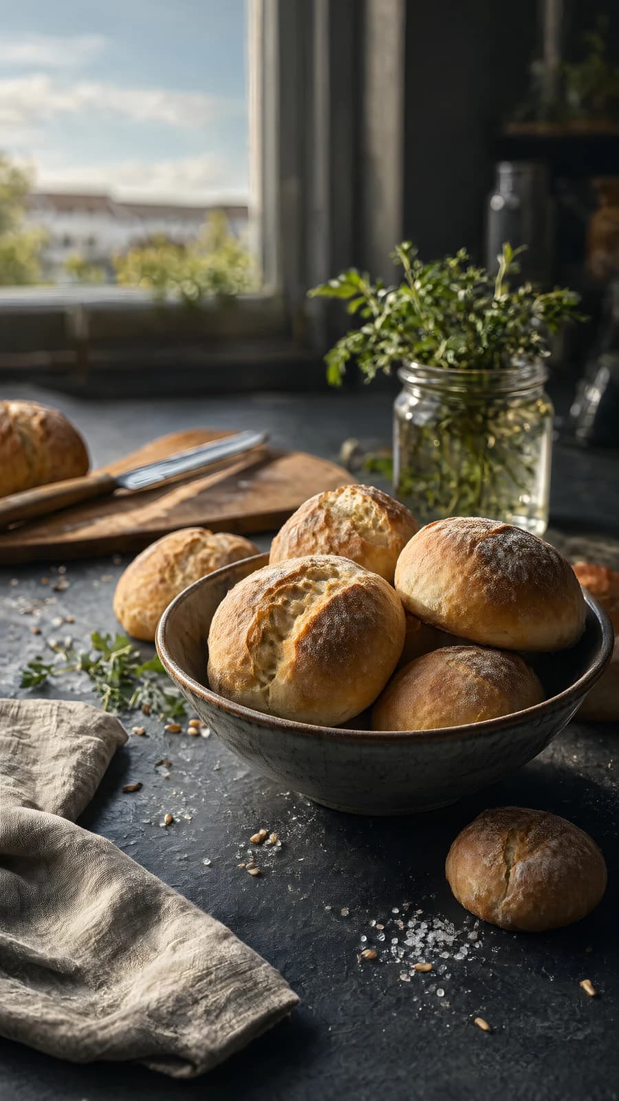 Rustic Bread Bowls