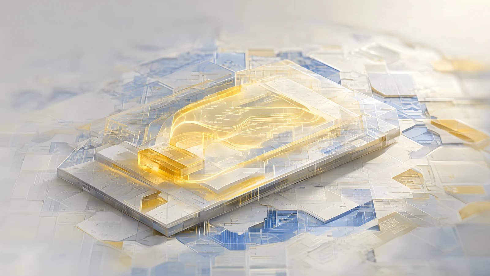 Glowing Microchip