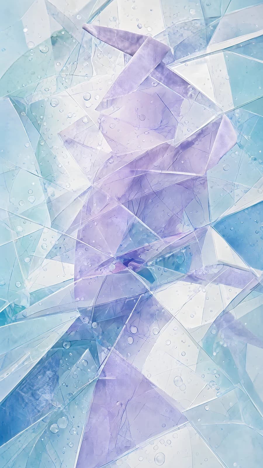 Abstract Geometric Water Droplets