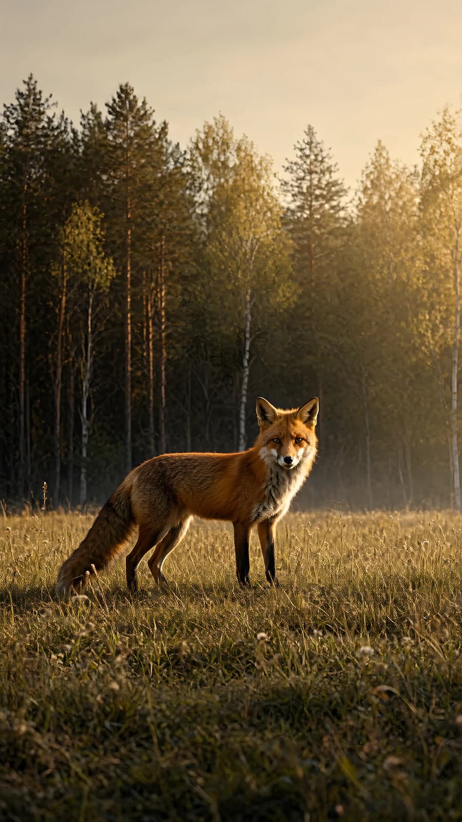 Red Fox in a Meadow