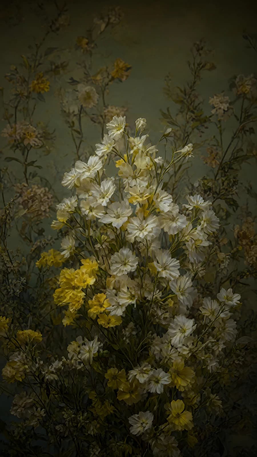 White and Yellow Flower Arrangement