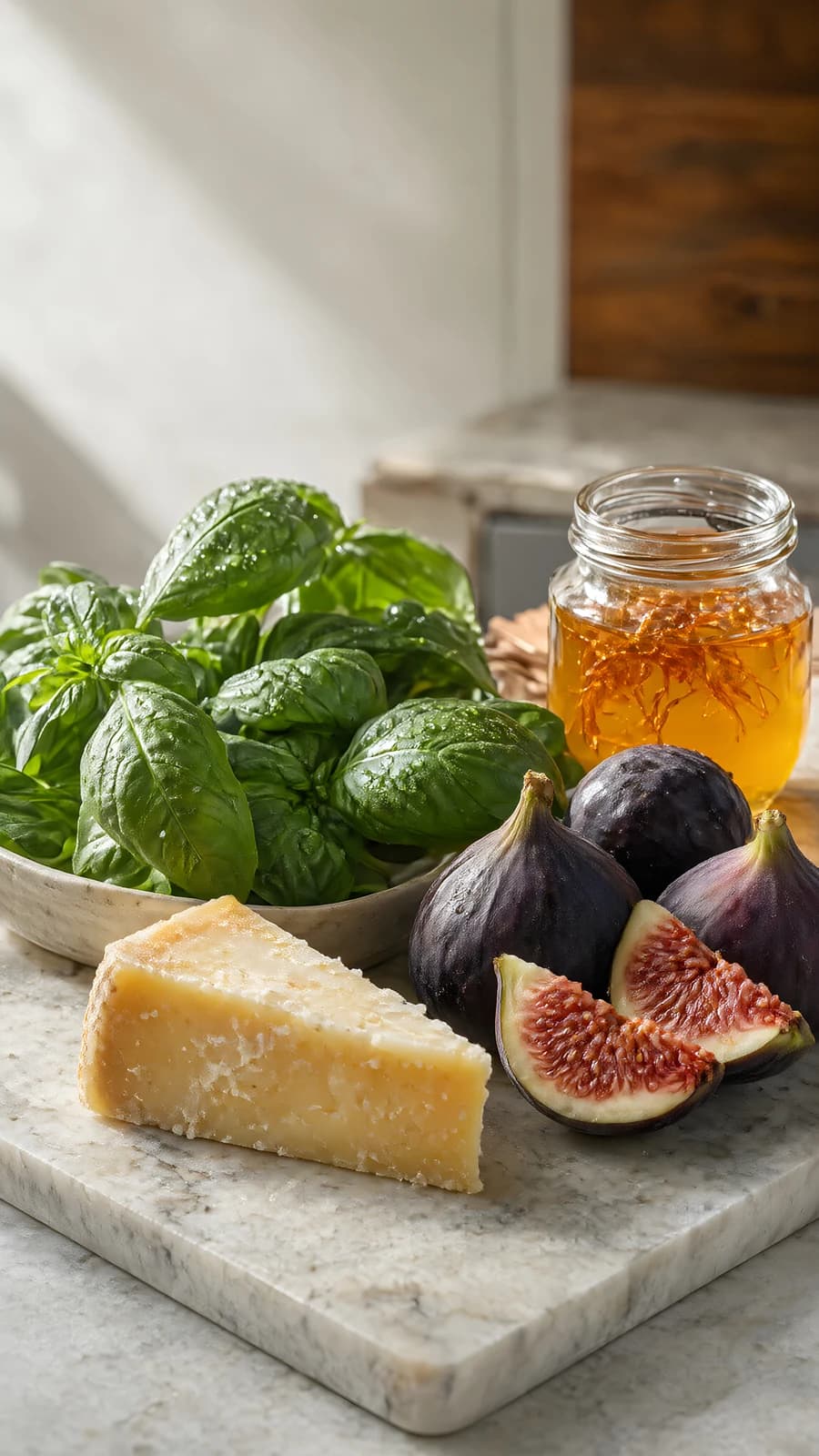 Cheese, Figs, and Honey