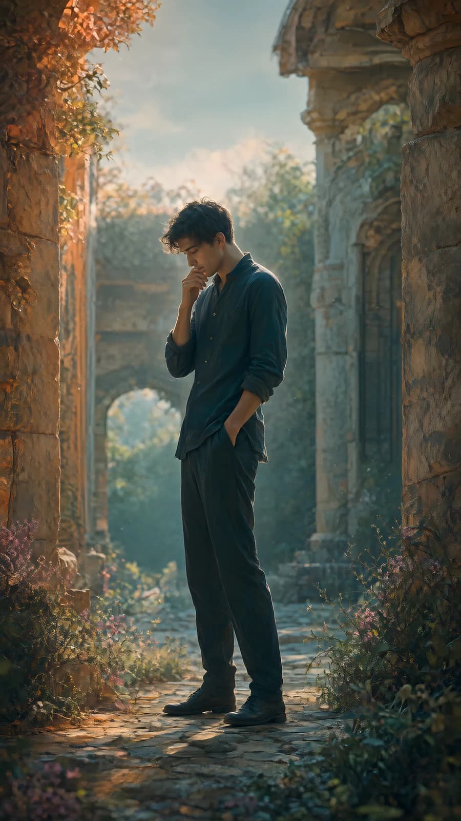 Man in a Pensive Pose